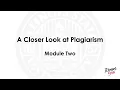 A Closer Look at Plagiarism