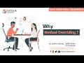 Why Method Overriding Java Interview Questions Fullstack Edutech