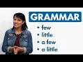 Download Lagu Learn English Grammar: FEW, LITTLE, A FEW, A LITTLE