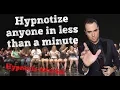 Learn how to Hypnotize Anyone in a Minute Quick and Easy Hypnosis Tutorial by SpideyHypnosis