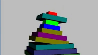 Pancake sort algorithm visualization with VTK