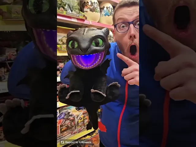 ใหม่!! มังกร เขี้ยวกุด DreamWorks How To Train Your Dragon: RealFX Toothless Action Figure