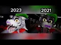 FNAF Security Breach Roxanne Wolf Jumpscare Graphics Comparison on PS4 Update 1 15