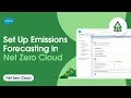 Set Up Emissions Forecasting Net Zero Cloud