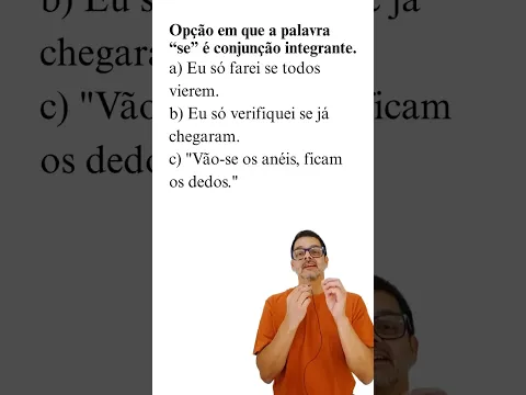 174. A palavra SE  #concursospublicos #portuguêsdozero