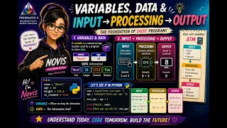Variables Data Input Processing Output Programming Basics for Beginners