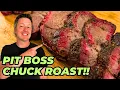 Smoked CHUCK ROAST on a Pit Boss Pellet Grill The Poor Man s Brisket
