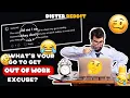 Best Excuses to Get Out of Work Reddit Responses