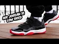 Air Jordan 11 Low Bred 2025 REVIEW On Feet