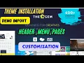 TheGem WordPress WooCommerce Theme Installation Demo Import Customization 2026 The Gem