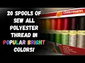 20 spools of Sew All polyester thread by Gutermann