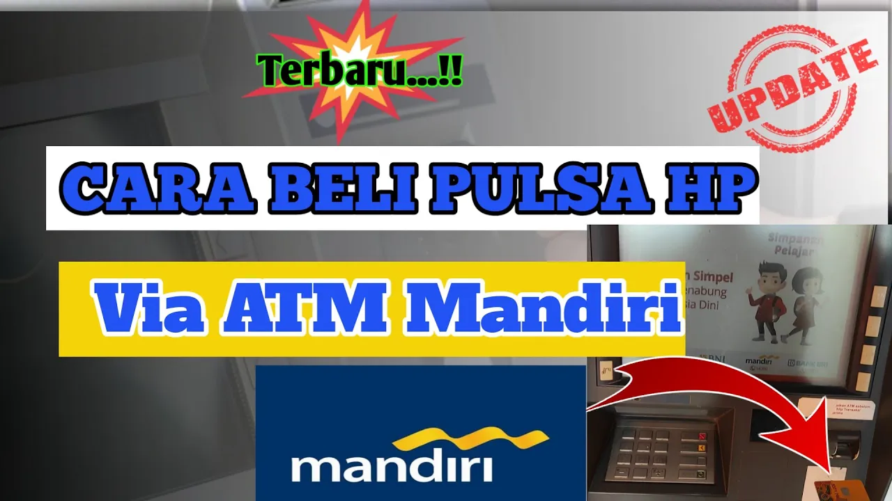 CARA ISI PULSA DI ATM BNI