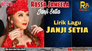 lirik lagu janji setia rossa jameela