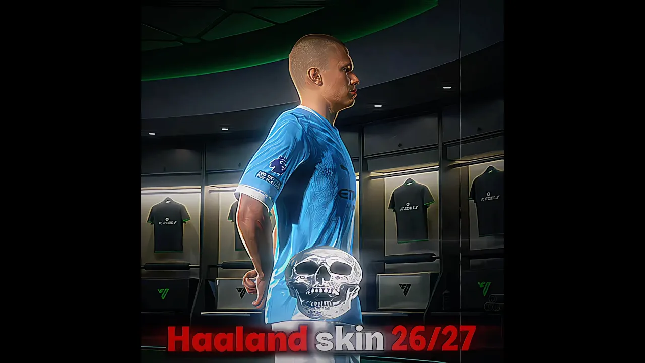 Haaland new skin☠️