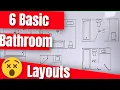 6 Basic Bathroom Layouts - What Works Best What Doesn t Make Sense