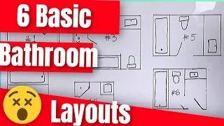 6 Basic Bathroom Layouts - What Works Best What Doesn t Make Sense