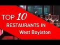 Top 10 best Restaurants in West Boylston Massachusetts
