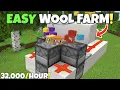 Minecraft Bedrock FAST WOOL FARM Tutorial 32 000 Hour MCPE Xbox PC PS5 Switch