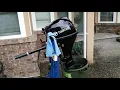 Converting Hand Truck into Outboard Motor Stand Carrier