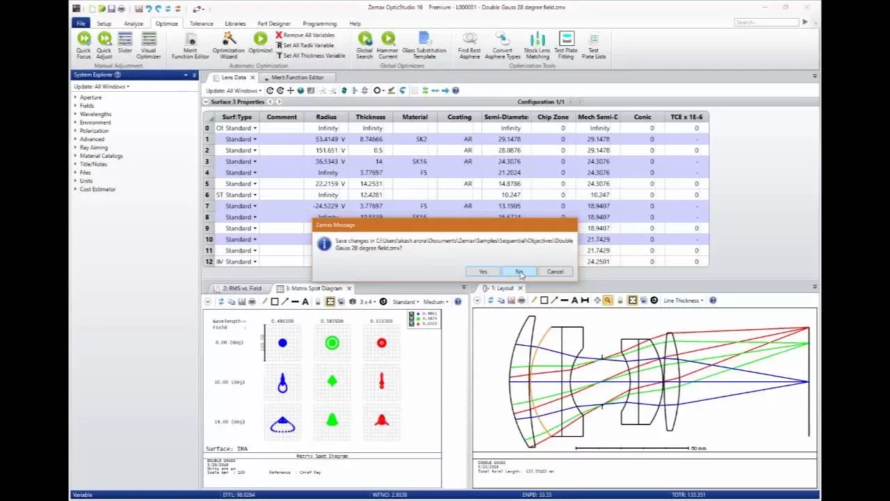 An Overview of Optimization in OpticStudio