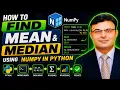 Find Mean Median in Python Using NumPy Easy Tutorial for Beginners