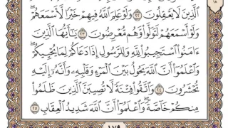 سورة الأنفال مكتوبة محمد أيوب 