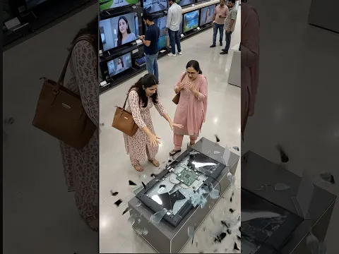 TV toot gaya 😱 Ab kya hoga #shorts