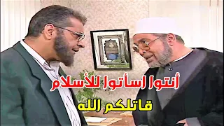 بيحطوا أعلانات شركتهم بأسم الشعراوي عشان يستغلوا مكانته وينصبوا على الناس الناس دي همها الفلوس وبس  دندنها