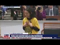 F-- you Parkland victim wears murdered boyfriend s shirt during powerful impact statement