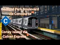 C to Coney Island via Culver Express from Bedford Park Boulevard via Concourse