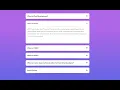Accordion using HTML CSS