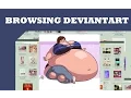 Browsing Deviantart Inflation