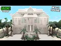 50k Bloxburg BEACH HOUSE Build 3 Story Tutorial WITH VOICE