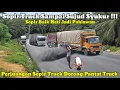 Download Lagu Sopir Sampai Sujud Syukur || Perjuangan Sopir Truck Mendorong Bokong Truck Di Bukit Kodok