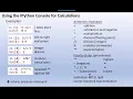 Python Bootcamp 1a