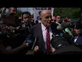 Rudy Giuliani gave a statemenet after leaving the Fulton County Jail