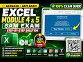 SAM Exam Excel Module 4 5 Cengage SAM 100 Step-by-Step Solution Full Exam Walkthrough