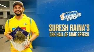 Chinna Thala Forever 💛 | Suresh Raina’s CSK Hall of Fame Speech | Roar Rewind