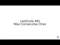 LeetCode 485 Max Consecutive Ones