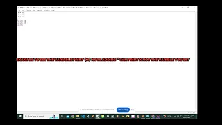 Python Variables Part 1 totorial