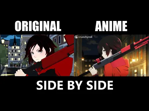 Download MP3 Ruby Rose First Fight: Original Vs Anime Comparison