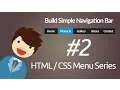 HTML CSS Build Simple Navigation Bar