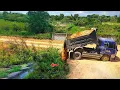 Download Lagu Huge Landfill Project! Dozer \u0026 5T Dump Truck Filling Land into Water