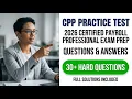 Pass the 2026 CPP Exam - Certified Payroll Professional Practice Questions and Answers
