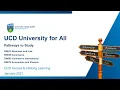 UCD University for ALL - Pathways to Study