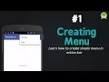 Create Menu in ActionBar - Tutorial Android Studio