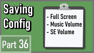 Saving Config to a Text File - How to Make a 2D Game in Java