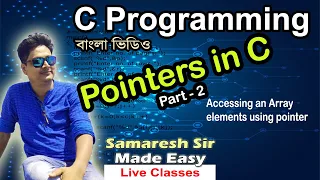 Pointers in C Lecture 02 Accessing Array Elements Using Pointers C Programming