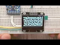 ESP32 Infinite Maze Generator Procedural Game Generation