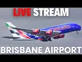 🔴 LIVE SUNDAY Morning RUSH + Special A380 at Brisbane Airport Plane Spotting ✈️